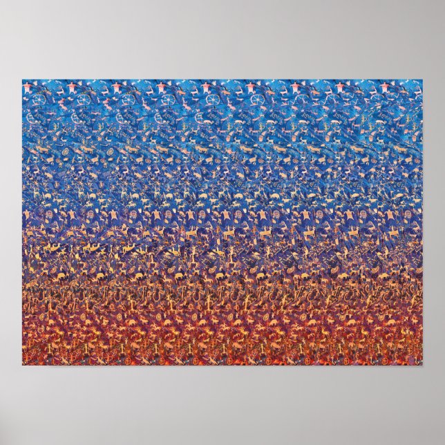 Verstecktes 3D-Stereogramm - Wächter der Vergangen Poster (Vorne)