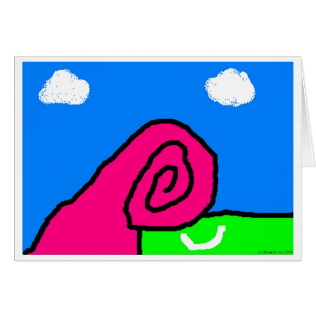 verstecktes Gesicht (Vorderseite (Horizontal))