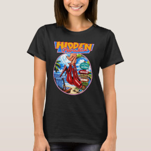 Verstecktes Paradies Grafik T-Shirt für Damen