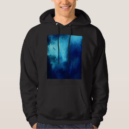 Verstecktes Schloss in blauem Wald Hoodie