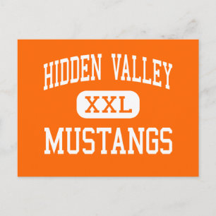 Verstecktes Tal - Mustangs - Hoher Grants-Pass Postkarte