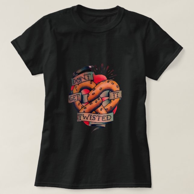 Versteh es nicht mit geflecktem T - Shirt (Design vorne)