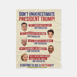 VERSTEHEN SIE TRUMP NICHT FLEECEDECKE