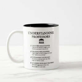 VERSTEHENDE PROFESSOREN - Funny Academic Spaß Zweifarbige Tasse