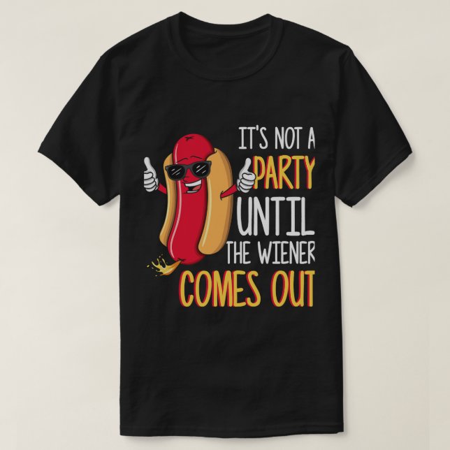 Versteht es nicht als Party, bis die Dackel aus Fu T-Shirt (Design vorne)