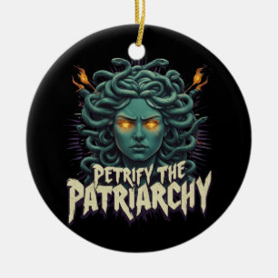Versteinere die Patriarchats Medusa Ermächtigung Keramik Ornament