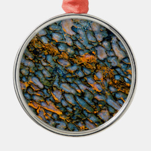 Versteinerter Dinosaurier-Knochen Ornament Aus Metall