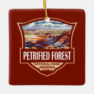 Versteinerter Forest National Park Illustration Re Keramikornament