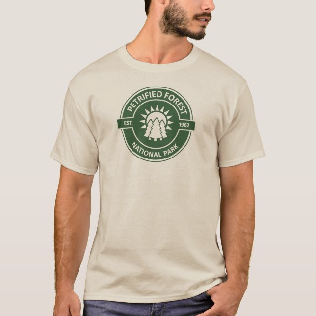 Versteinerter Forest National Park Sun Trees T-Shirt (Vorderseite)