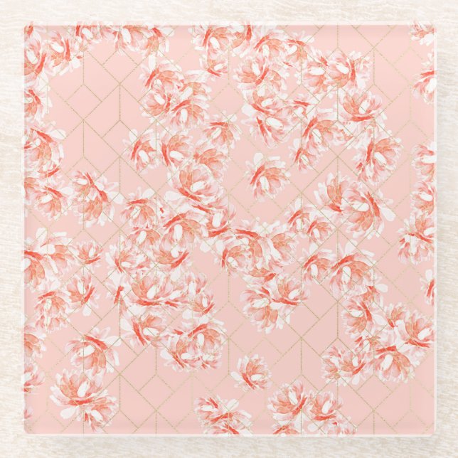 versteinerter Wald Glasuntersetzer (Vorderseite)