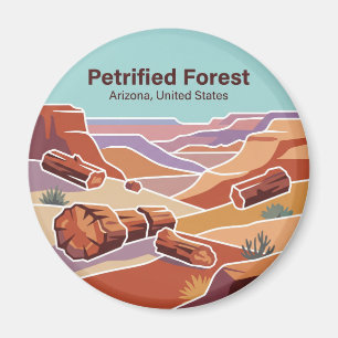 Versteinerter Wald Nationalpark Arizona Magnet