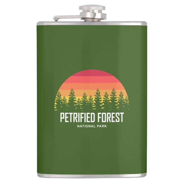 Versteinerter Wald-Nationalpark Flachmann (Vorderseite)