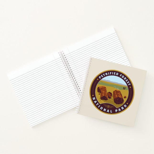 Versteinerter Wald-Nationalpark Notizbuch (Innenseite)