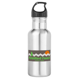 Versteinerter Wald Nationalpark Retro Edelstahlflasche