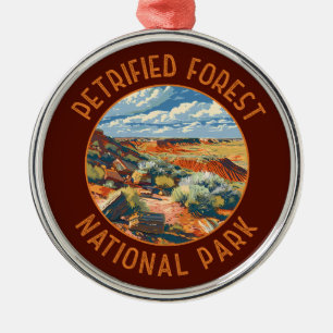 Versteinerter Wald Nationalpark Retro Not leidend Ornament Aus Metall