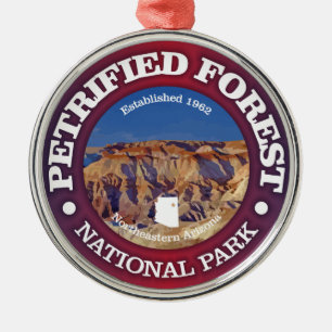 Versteinerter Wald NP Ornament Aus Metall