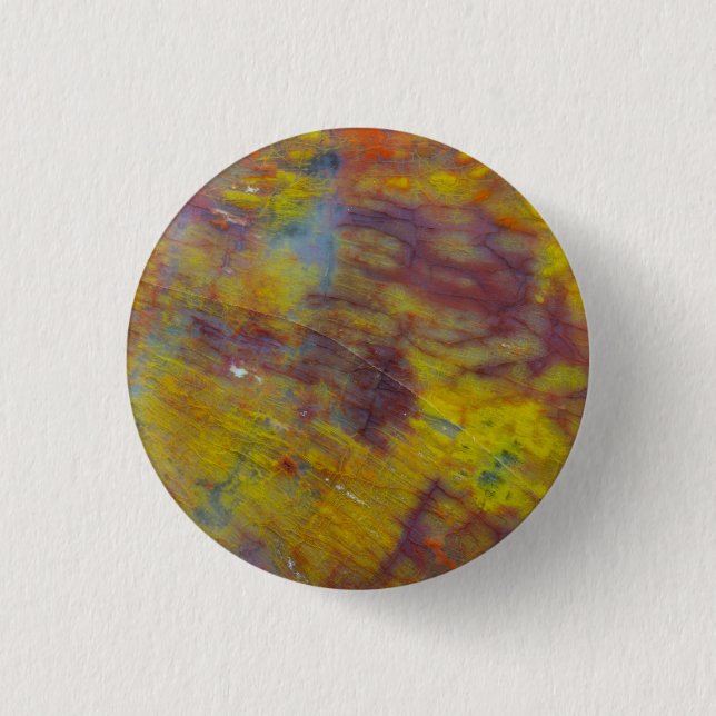 versteinertes Holz Button (Vorderseite)