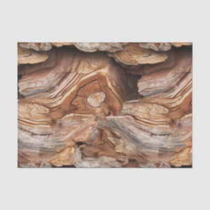 Versteinertes Holz-Dekoupage Seidenpapier