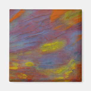 Versteinertes Holz Nah-up Magnet