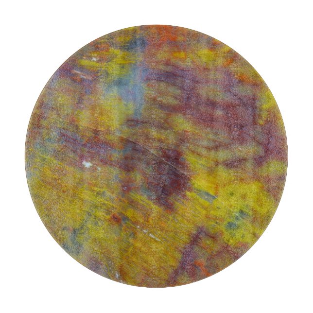 Versteinertes Holz Schneidebrett (Vorderseite)