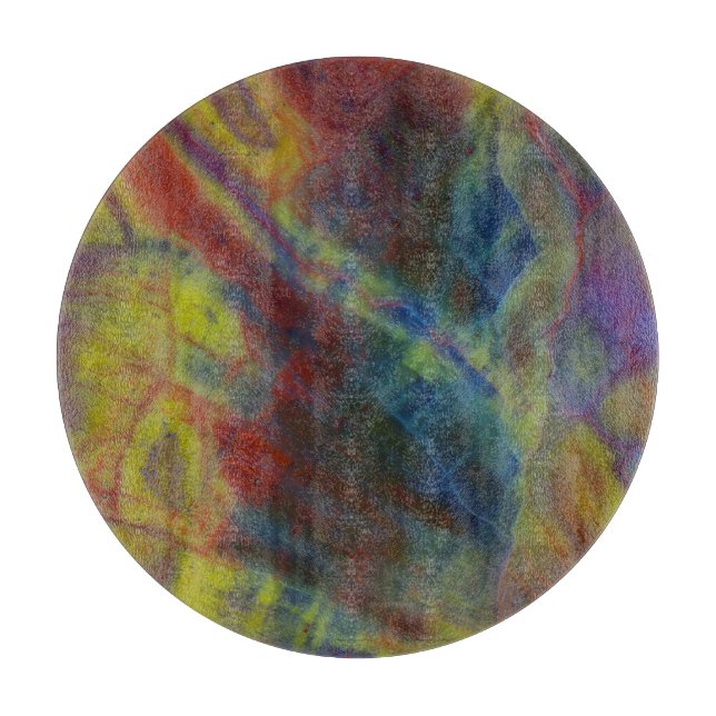 Versteinertes Holz Schneidebrett (Vorderseite)