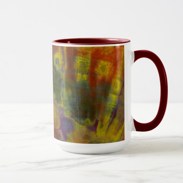 Versteinertes Regenbogenholz Tasse (Rechts)