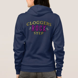 VerstopfenCloggers Felsen-Schritt-Doppeltes versah Hoodie