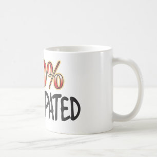 Verstopfte 100 Prozent Tasse