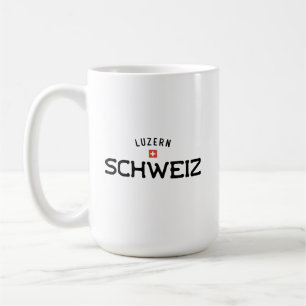 Verstörte Luzern Schweiz (Luzerne Schweiz) Kaffeetasse