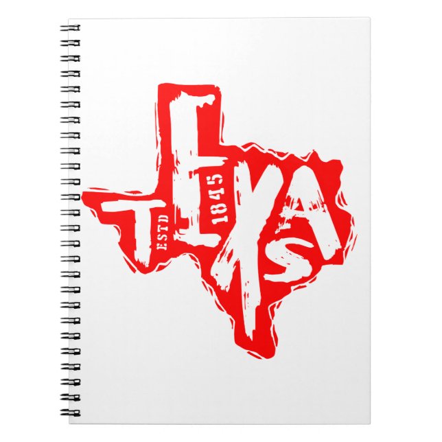 Verstörte Texas #USAPatriotGraphics © Notizblock (Vorderseite)