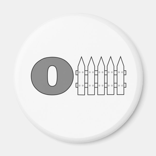 Verstoß (O Zaun) Magnet (Vorne)