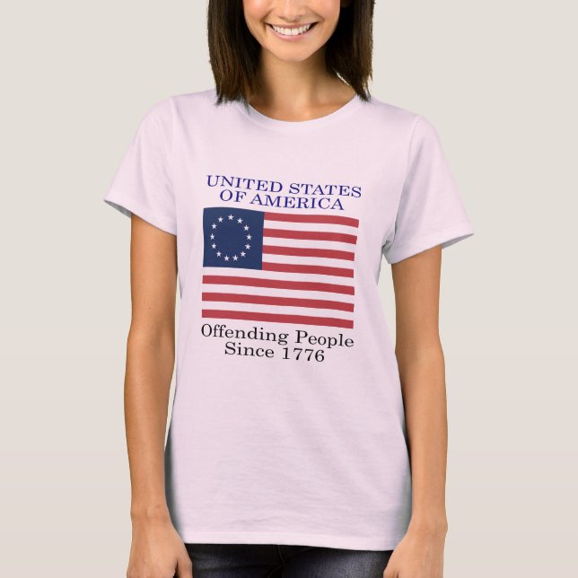 Verstoßende Menschen seit 1776 T-Shirt (Vorderseite)
