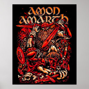 Verstümmelte Amon Amarth Bestes Geschenk für Fans Poster