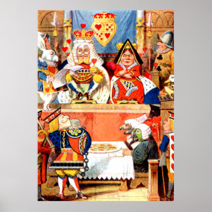 Versuch des Herzens in Wunderland Poster