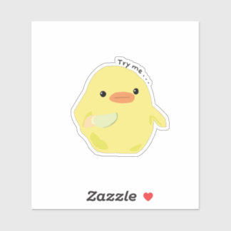 Versuch es mir, Frieden war nie eine Option Duck m Aufkleber