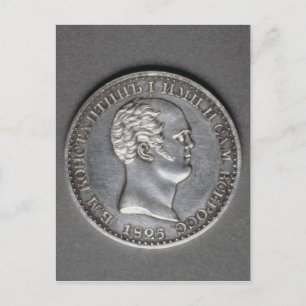 Versuch für einen Rubel Konstantinus Pavlowitsch Postkarte