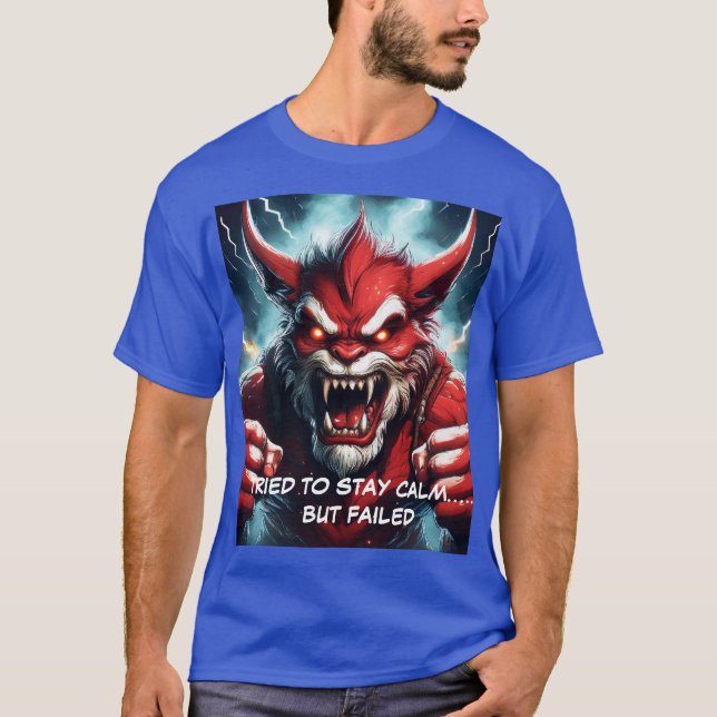 Versuch, Ruhe bleibe T-Shirt (Vorderseite)