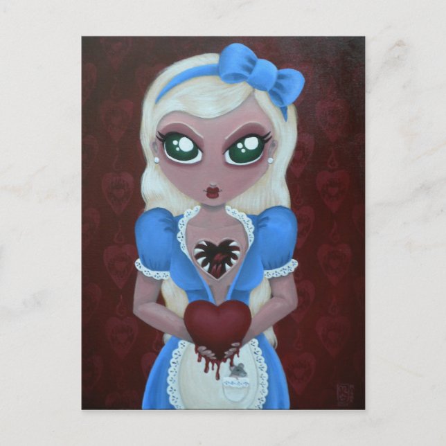 Versuch und Touch Mein Herz Postkarte (Vorderseite)