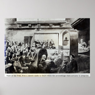 Versuch von Madeleine-Smith, 1857 Poster