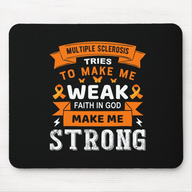 Versuche, mir schlechten Glauben an Gott zu geben, Mousepad (Vorne)