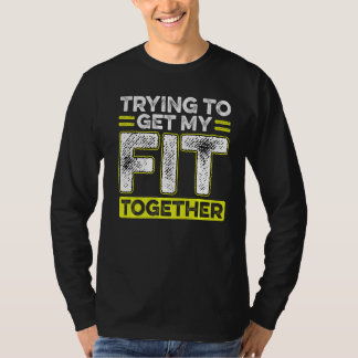 Versuchen, sich fit ketogenische Dieter Vegetarier T-Shirt