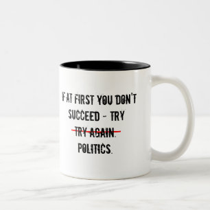 Versuchen Sie die politische Tasse