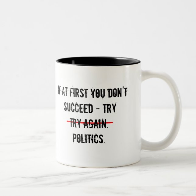Versuchen Sie die politische Tasse (Rechts)