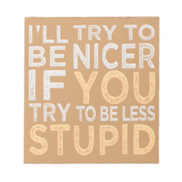 Versuchen Sie, ein benutzerdefiniertes Notizblock 