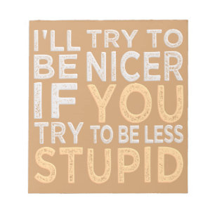 Versuchen Sie, ein benutzerdefiniertes Notizblock 