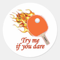 Versuchen Sie mir Pingpong zu flammen