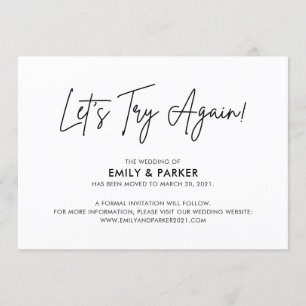 Versuchen wir es noch einmal mit der Ankündigung d