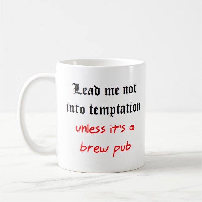 Versuchsbierpub Kaffeetasse (Links)