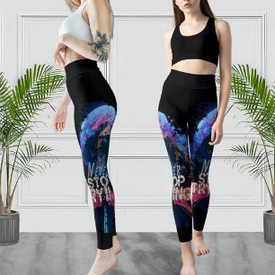 Versucht nie, moderne schwarze LEGGINGS zu probier