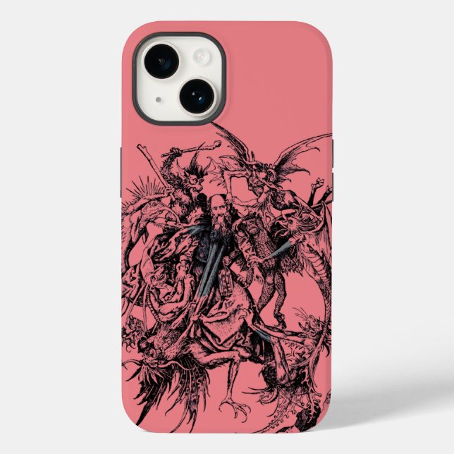 Versuchung des heiligen Antonius des Großen Case-Mate iPhone Hülle (Rückseite)
